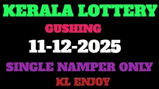 Kerala lottery guessing 11-12-2025 single namper only.