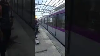 pune Metro trail train test  from vanaz depot