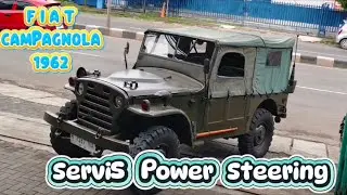 FIAT Campagnola '62   perbaikan power steering bocor. 