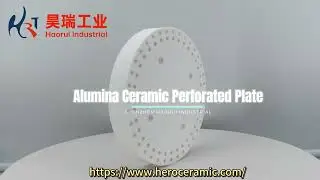 High-Precision Alumina Ceramic Perforated Plate