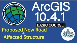 How to Proposed New Road in ArcGIS 10.4.1. Abid Civil Academy
