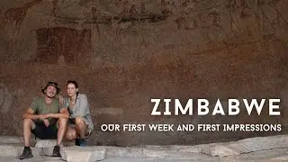 We are in Zimbabwe! | Overlanding Africa In Our Land Rover Defender 110 Camper