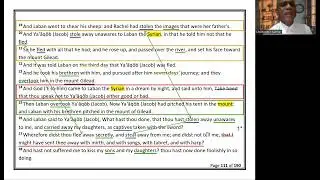 51. Gen 31:19-27 - Jacob deceives Laban, Laban plans to attack him but God intervene (Mar-31-2024)