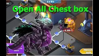 Opened All Chest Darkfire Dragon-Dragon Mania Legends | Bottomless dungeon week | DML
