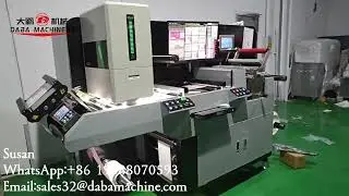 DABA Servo Driven Label Sticker Inspection Slitting Machine With Good Quality#labelmachine #label