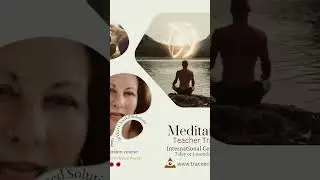 Meditation Teacher Training since 2019..ethos 'Become what you teach' #meditation #meditationteacher