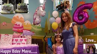 Children's Birthday Party: A Unicorn Princess Birthday Party Theme. Family Indoor Playground