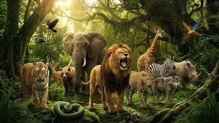 The Wild Jungle World In 4K Of Nature Sound | Forest Sound | Animal Sound 