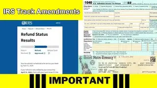 IRS How to Track Your Amended Return After Code 846 Appears