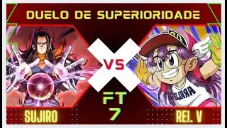 Último vídeo de 2024, joguei no parsec dele | Rei V (P1) vs sugirokisuma (P2) FT7 l DBZ BT3 Online