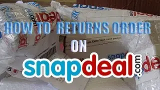 How to return orders on Snapdeal com TELUGU