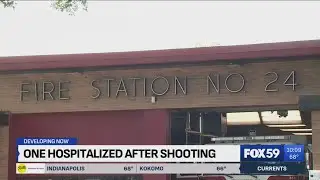 Shooting victim in critical condition after walking into fire station with injuries