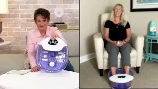 HoMedics BubbleSpa+ Epsom Salt Footbath with Heat Boost on QVC