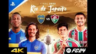 EA FC 24 - Boca Juniors vs Fluminense - Final Libertadores - gameplay ps5 4K español latino