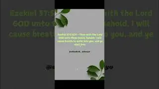 #knowyourbible #faith #jesus #youtube #youtubeshorts #viral #content #bible #ezekiel #life