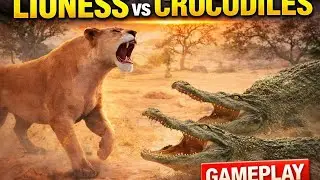  🦁🐊 | Wildlife Simulation Gameplay #Gameplay#SimulationGame