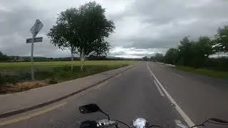 Ride through the town of kildorrery, motorcycle ASMR.