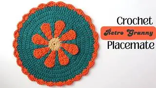Crochet Retro Daisy Doily Placemat