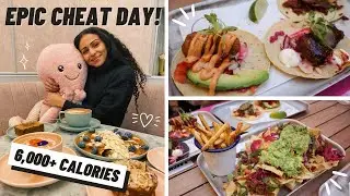 GIRL VS FOOD | EPIC CHEAT DAY | London's Best Vegan Food | Calorie Challenge | Bodybuilder Cheat Day