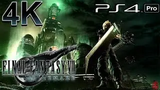 Final Fantasy VII Remake (PS4 PRO) First Hour of Gameplay [4K 60FPS]