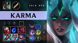 Karma Mid vs Cassiopeia - EUW Master Patch 26.03