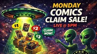 🛸 MONDAY LIVE Comic Claim Sale — $0.50–$5 Comics | PSG Comics 📱
