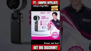 RANwithAKARI Rechargeable Turbo Fan | #shopeetagtowin #ShopeeTagToWin