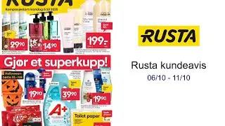 Rusta kundeavis 06/10 - 11/10
