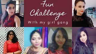 Pass the brush challenge with my girl gang||Sravya's Channel