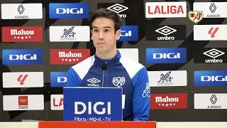 Íñigo Pérez previa Alavés - Rayo Vallecano de Copa