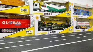 Satisfying With Miniature Trailer Truck Unboxing | Diecast Trailer Truck Collection
