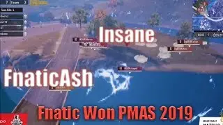 Fnatic Wins PMAS 2019 | Fnatic vs Insane Last Circle |PMAS Final Match