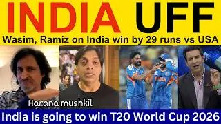 Pak Media Crying on India win today vs USA | Ramiz Speaks on IND vs USA T20 WC 2026 | shoaib akhtar