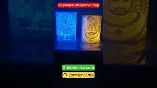 3d printed lithophane lamp #shorts #jayshreeshyam #radhagorigori #radheradhe #mahadev #shorts