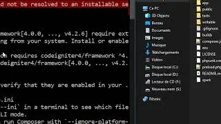 CODEIGNITER INSTALL WITH COMPOSER | ERROR FIXED | NO ERROR|2022