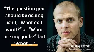 Famous Tim Ferriss quotes that are worth sharing.