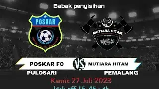 POSKAR  FC PULOSARI VS MUTIARA HITAM WALANGSANGA MOGA PART 1