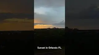 Sunset from Orlando Florida. Was taken last year amidst a long journey of happiness and sadness.