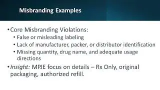 Pharmaceutical Regulations Overview & Guidelines: MPJE