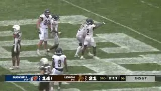Bucknell at Lehigh Football Game Highlights 9-28-2024