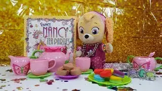 FANCY NANCY Inspired Tea Party with Guest Star, Skye, from the PAW PATROL