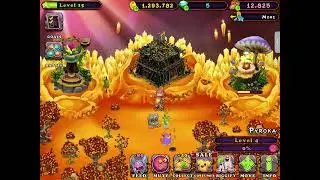 Pyroka singing in my singing monster