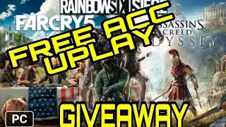 FREE ACCOUNT/ UPLAY/GIVEAWAY/ WITH ASSASINS CREED ODYSSEY FAR CRY 5 RAINBOW SIX SIEGE/ NO 2FA