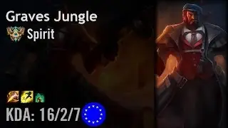 Graves Jungle vs Gragas - Spirit - EUW Challenger Patch 6.13