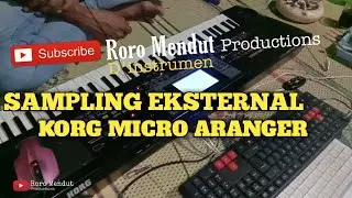 KORG MICRO ARANGER SAMPLING EKSTERNAL KONTAK 5
