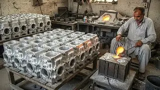 Inside a Real Foundry: Making Tractor Hydraulic Pumps from Scratch