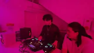 Minehero hard techno DJing in Gangnam party house 노체 in Dobby's party! 2025.06.07
