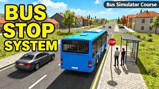 Unity Bus Simulator Course | Bus Stop System Added!