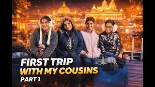 Cousins के साथ मेरी पहली वृंदावन यात्रा ❤️ | मंदिर, दर्शन और मस्ती✨💓: mathura 🙏🏻😌 Part-1