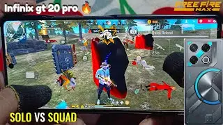 HANDCAM⚡ INFINIX GT 20 PRO 👽 FREEFIRE BR-RANKED INSANE GAMEPLAY 🎮